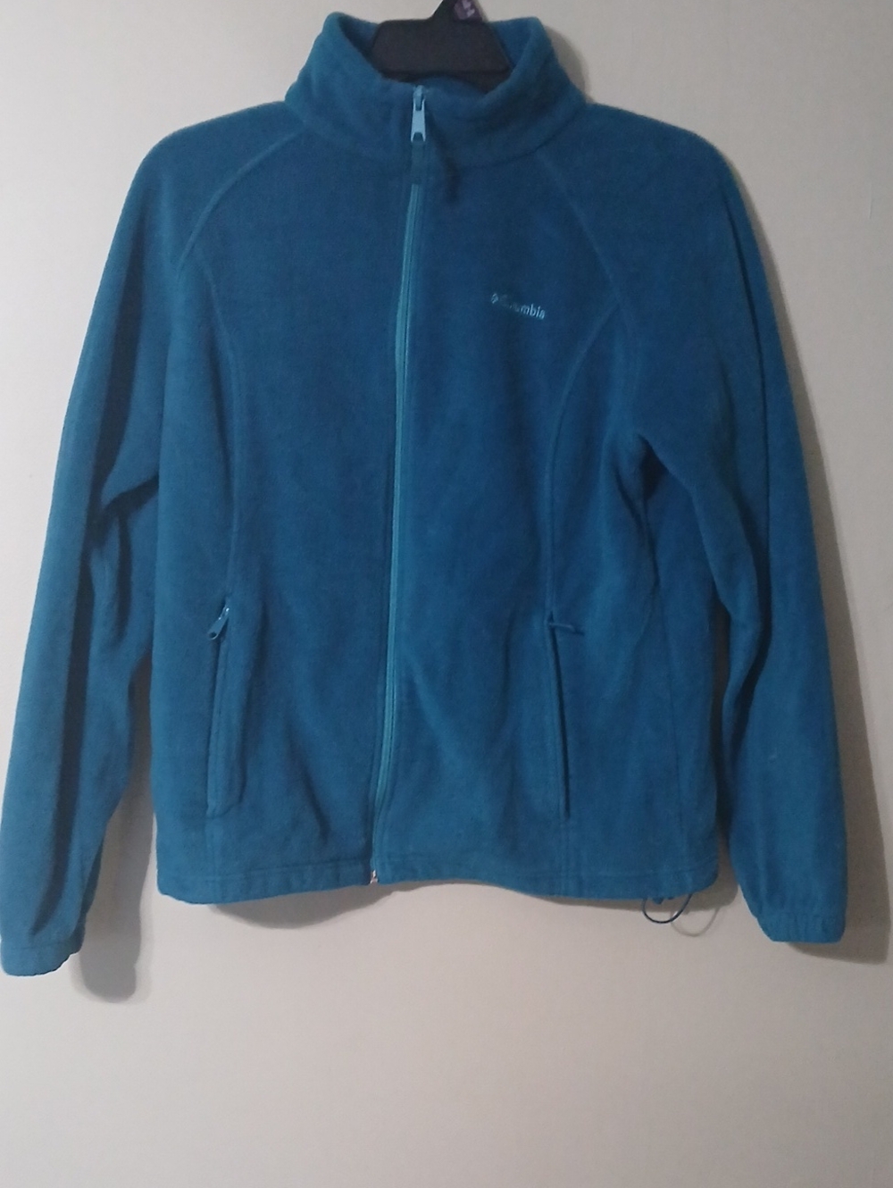Columbia Teal Full-Zip Women's Sweater XL
